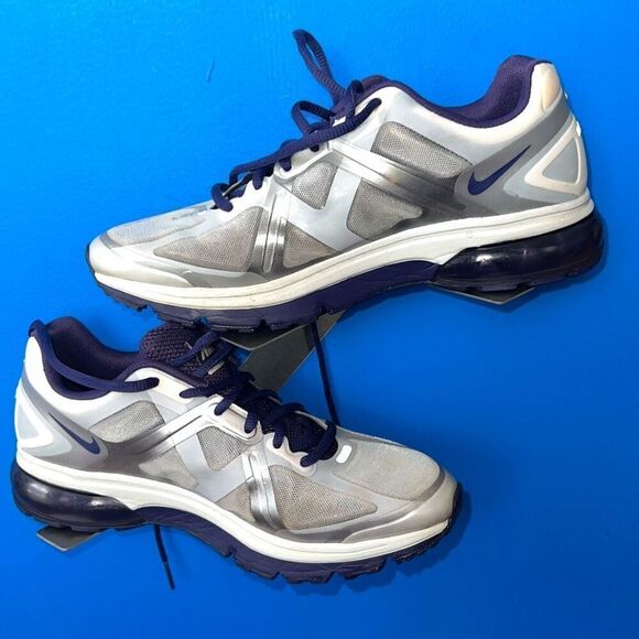 Nike Air Max Excellerate Women's sz 9 us Running Shoes Purple Silver 487984-140 - Picture 2 of 6